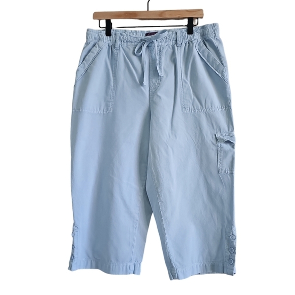 🟢 3 for $30 🟢 GLORIA VANDERBILT CARGO CAPRI - Picture 1 of 8